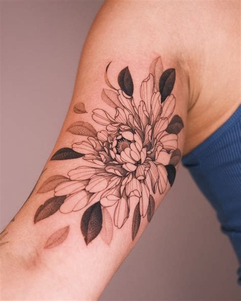 gorgeous chrysanthemum tattoo ideas packed  symbolism inked