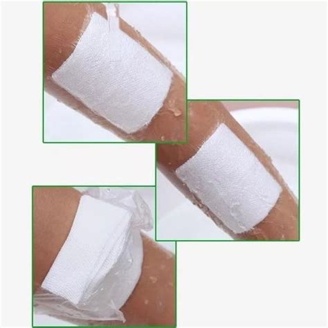 Absorvente A Prova D'agua Externo - 10 Curativos Transparente C/ Compressa Absorvente A Prova D'Água Para ...