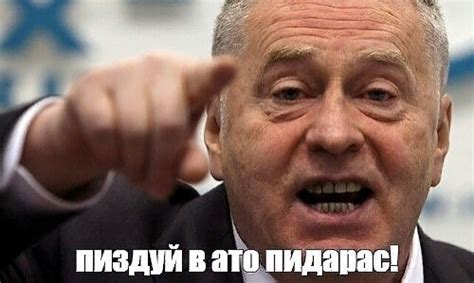 Создать мем "мемы с жириновский вадима, жириновский мем, мерзость ...