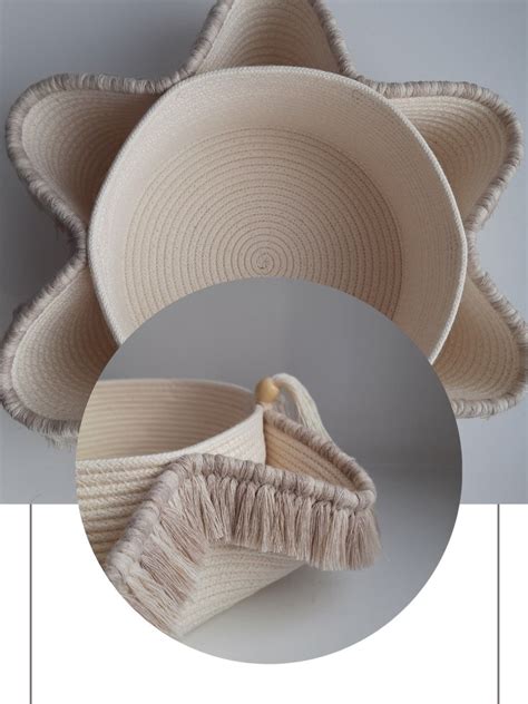 Корзина из шнура/Basket of cord | Rope decor diy, Rope decor, Rope crafts
