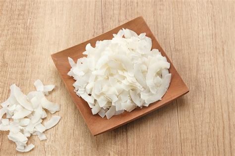 Premium Photo | Dried coconut flakes food ingredient