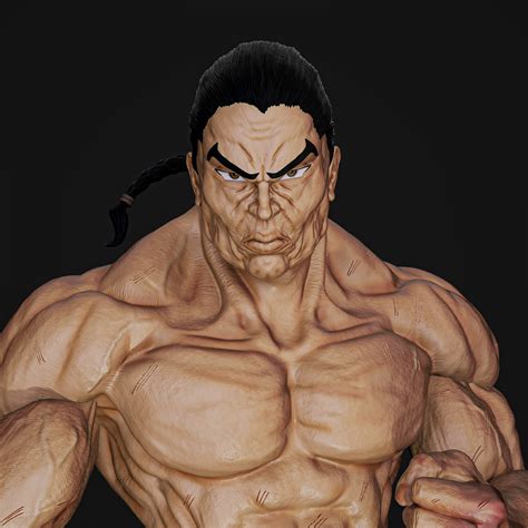 STL file Kaioh Retsu - Baki 👾 ・3D printable design to download・Cults