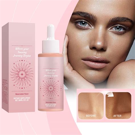 Lakker Sunless Tanning Drops To Drink, Oral Drinkable Self Tanner for