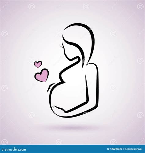 pregnant lady drawing 7