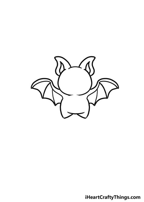 How To Draw A Cute Bat Step By Step!