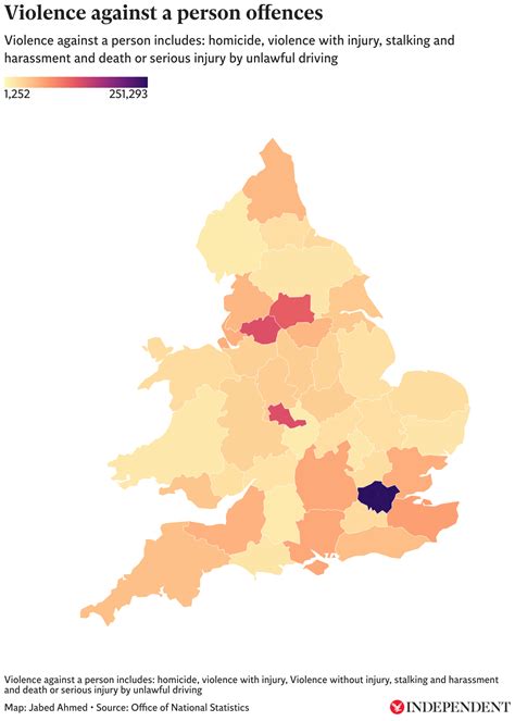 Crime map: Violent offences and shoplifting in your area | The Independent