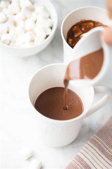 Easy, Dairy-Free Hot Chocolate - Meaningful Eats