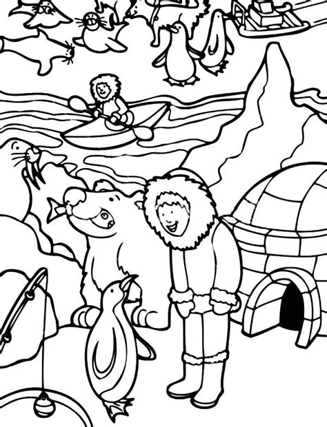 Inuits For Kids - Coloring Home