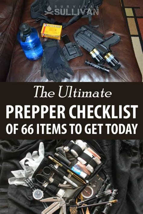 The Ultimate Prepper Checklist of 103 Items [PDF] - Survival Sullivan