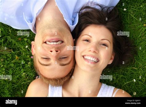 happy laughing couple Stock Photo - Alamy