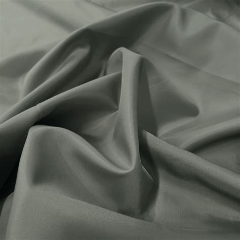 Decorative taffeta / universal fabric - olive-grey