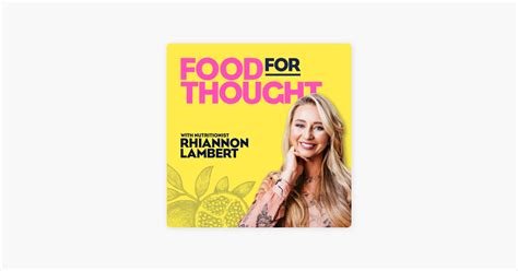 ‎Food For Thought on Apple Podcasts