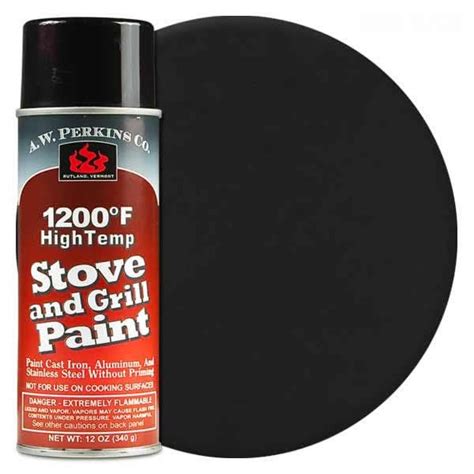 1200º Satin Black Stove Paint-12 oz Spray On | WoodlandDirect.com: Wood Stove Accessories, A.W ...