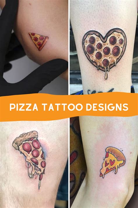 The Perfect Slice of Pizza Tattoo Ideas - Tattoo Glee