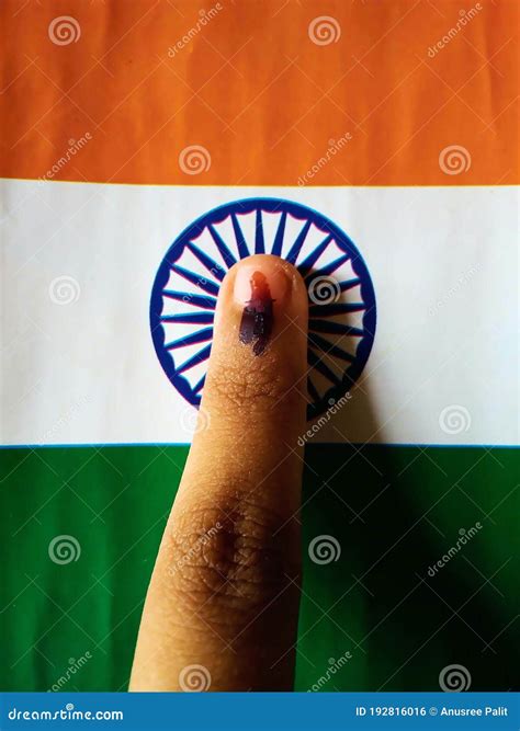 Vote for INDIA stock photo. Image of indian, finger - 192816016