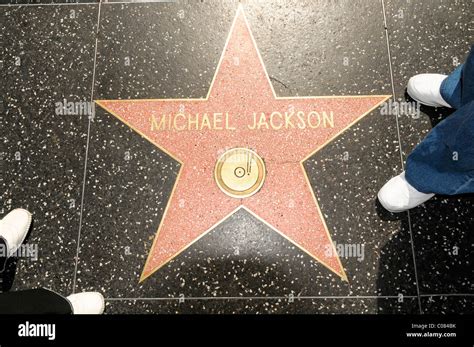 Walk of Fame, MICHAEL JACKSON, Hollywood Boulevard, Los Angeles ...