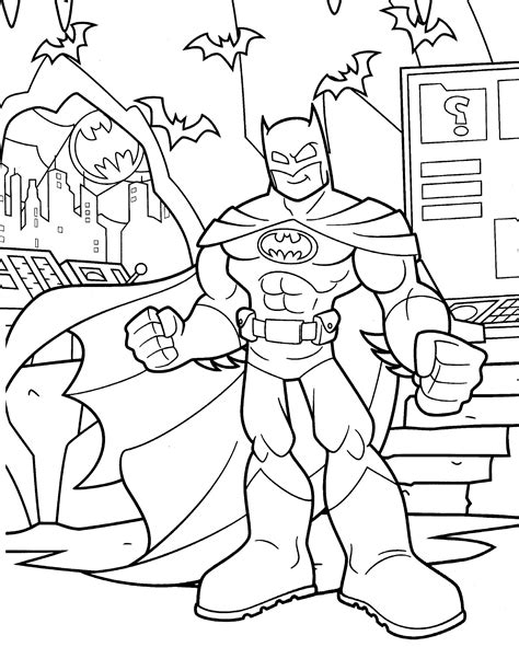 Batman Desenhos Para Colorir