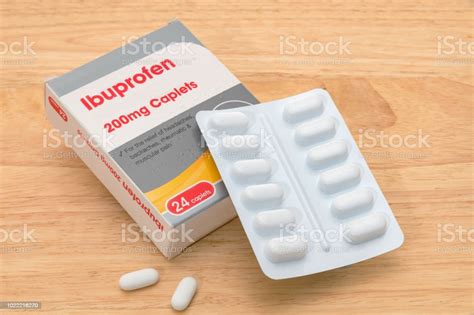 packet  generic ibuprofen tablets stock photo  image