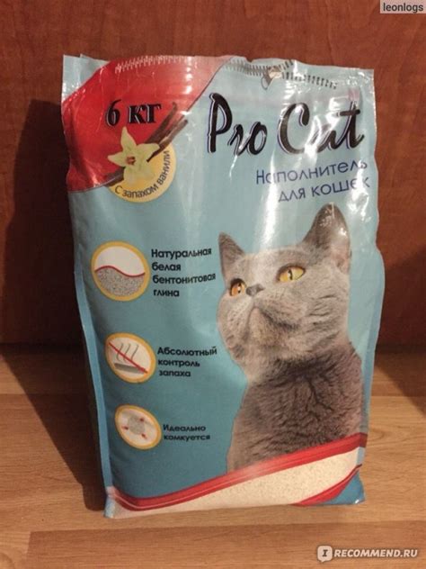 Наполнитель для кошачьего туалета ProCat с запахом ванили и без - «Мы с ...