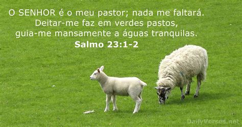 Salmo 23:1-2 - Versículo da Bíblia - DailyVerses.net