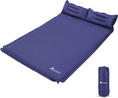 Amazon.com: YOUKADA Sleeping-Pad Foam Self-Inflating Camping-Mat for Backpacking Sleeping Pad ...