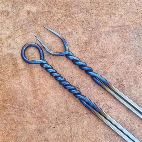 Blacksmith Handmade Steel Marshmallow Camp Fire Toasting Fork - Etsy