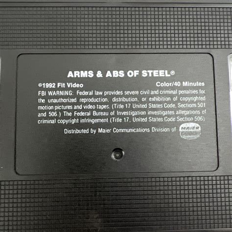 Arms & Abs of Steel (VHS, 1992) Tamilee Webb Advanced Target Toning