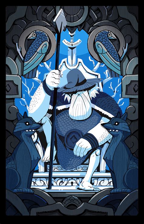 norse gods  behance