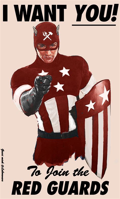 Some Kaiserreich fan art I made of a Syndicalist Captain America :) : r ...