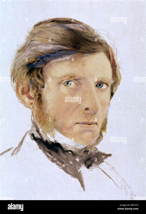 JOHN RUSKIN SELF PORTRAIT Stock Photo - Alamy