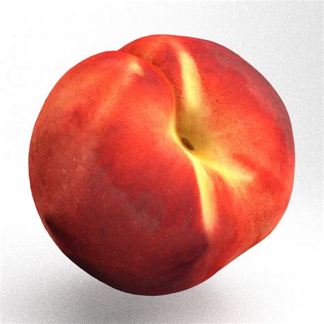 Beautiful Peach 3D Model - TurboSquid 2144705