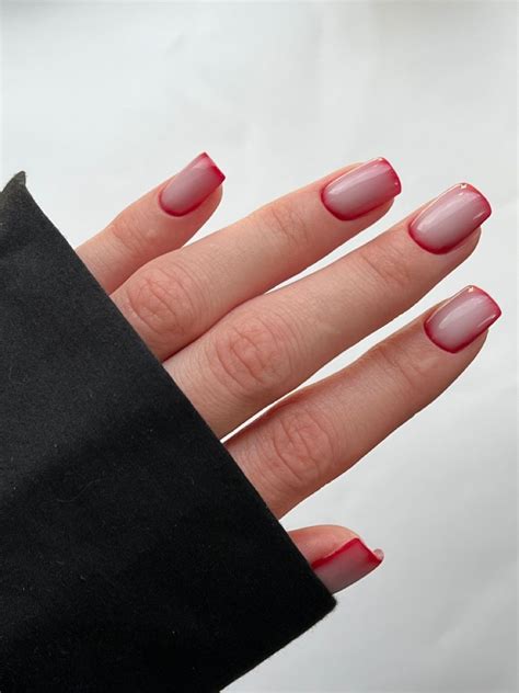 Red nails | Hippie nails, Red nails, Minimal nails