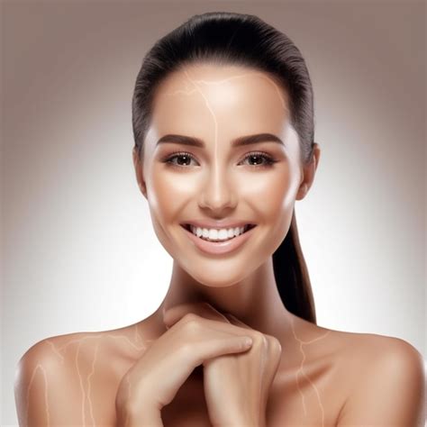 Premium Photo | Beautiful woman face skin care portrait of attractive ...