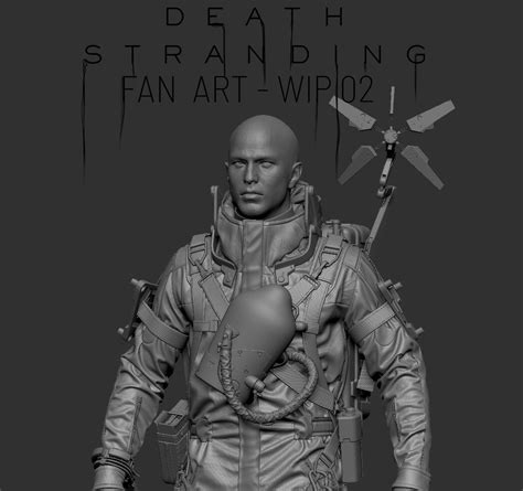 ArtStation - Death Stranding Fan Art - WIP 02