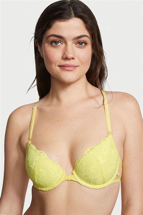 buy victorias secret lace front close push  bra   victorias