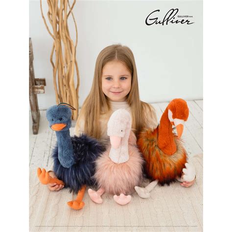 Мягкая игрушка GULLIVER Страус Патрик 30 см купить по цене 2998 ₽ в ...