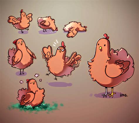 legged chicken oc   burn  heaven  deviantart