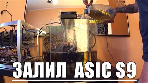 ИММЕРСИОННОЕ ОХЛАЖДЕНИЕ, ASIC S9 В В МАСЛЕ ! - YouTube