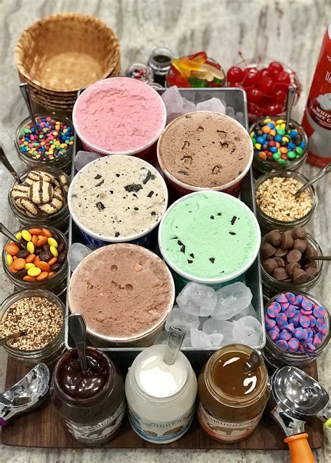 Ice cream sundae bar – Artofit