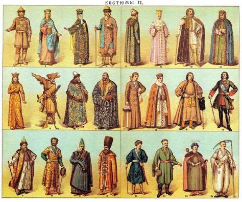 Costumes Kievan Rus | Russian clothing, Russia, Fashion history