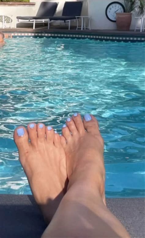 Constance Marie's feet