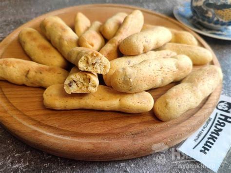 Песочные ореховые палочки на растительном масле рецепт пошаговый с фото ...