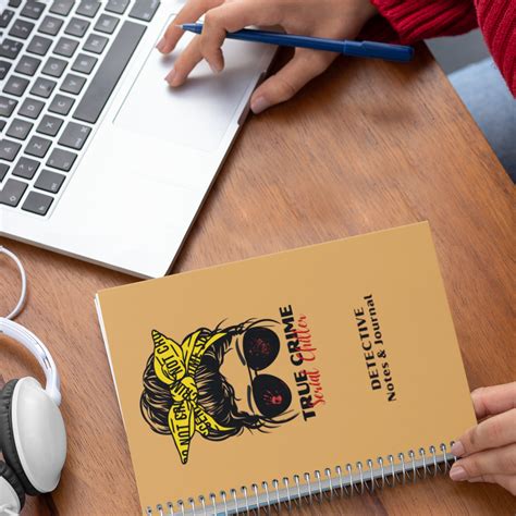 True Crime Serial Chiller Spiral Notebook Ruled Line Journal Gift for