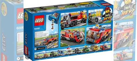 Lego 60061 лего пожарная машина для аэропорта city купить в Москве ...