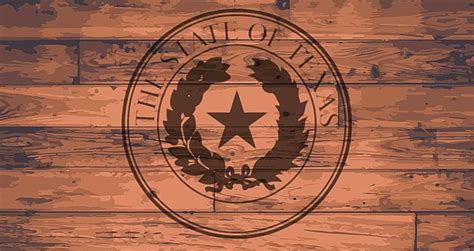 Texas State Seal Brand Woodgrain Artwork American Vector, Woodgrain ...