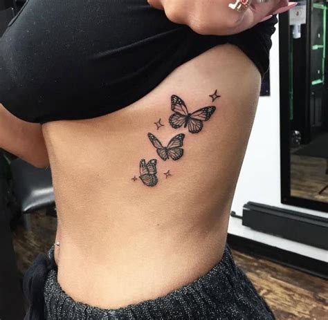 Butterfly Side Tattoo