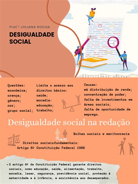 Desigualdade Social Redação 20 Linhas - Desigualdade Social - Redação - 20250326 - 063307 - 0000 | PDF