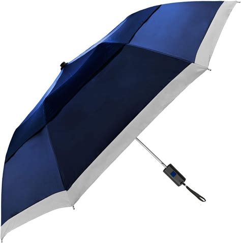 The Vented Lifesaver 42 inch Windproof Automatic Open Stick Umbrella