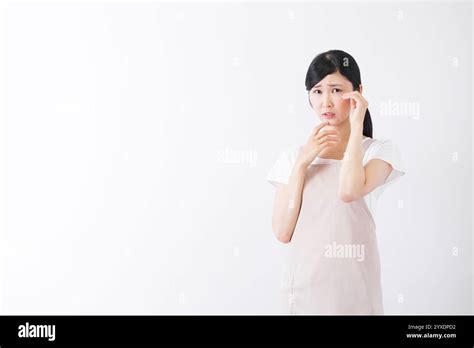 sad japanese woman  res stock photography  images alamy