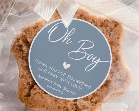 blue baby shower favor labels baby boy baby shower stickers baby